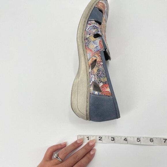 Rieker Doris 85 Floral Slip On Loafer Shoes Womens Size 11.5 Anti-Stress Comfort - Picture 7 of 9